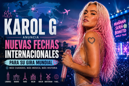Karol G anuncia nuevas fechas internacionales para su gira mundial